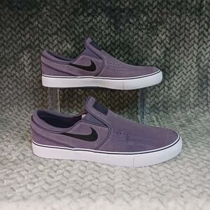 Nike SB Janoski Slip On Suede Skate‎ Shoes Dark Raisin Men Size 7.5